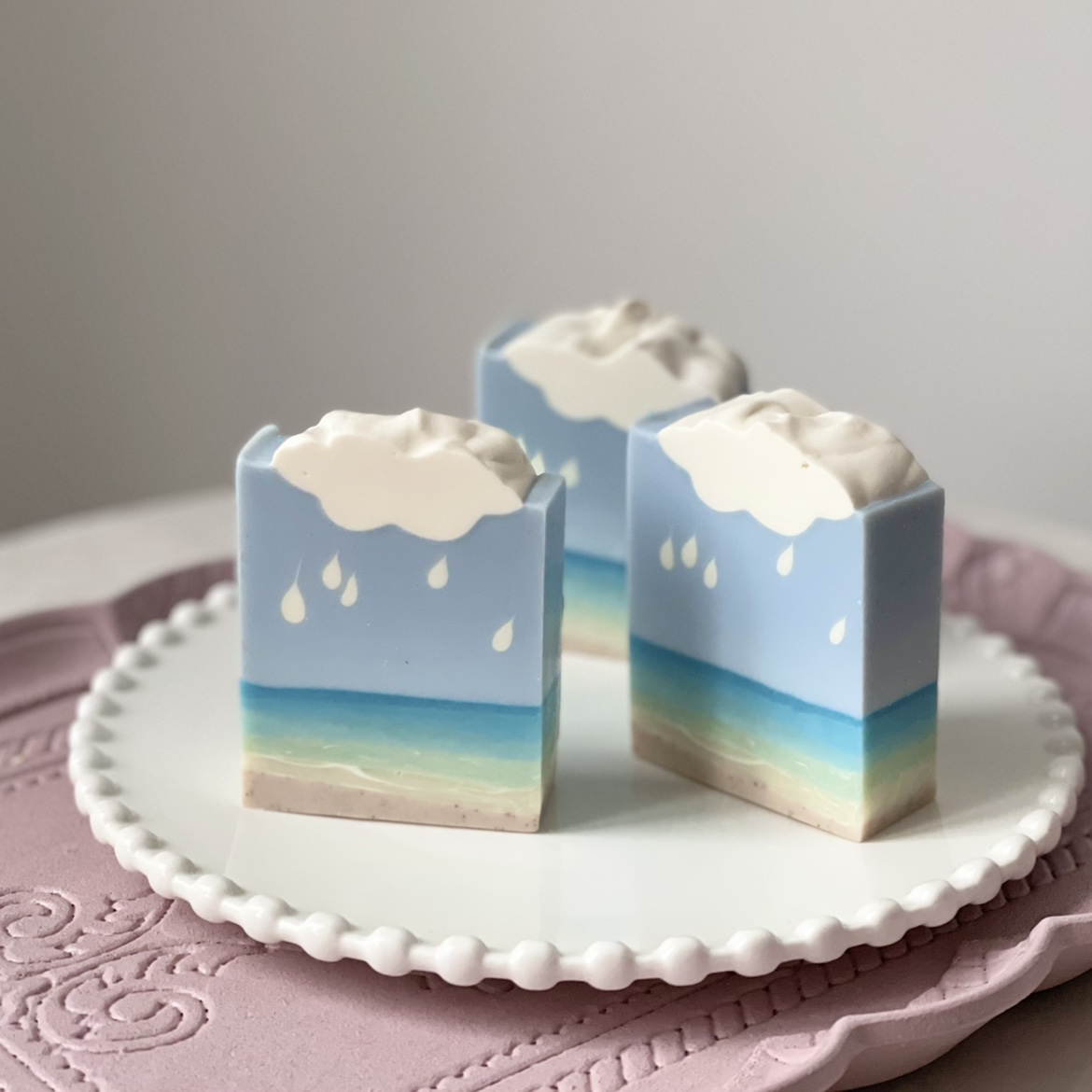 Soap Making Kit For Beginners - Cetvel ile sabun kaburga desen resim