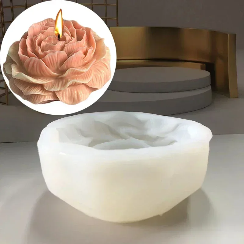 Soap Making Kit For Beginners - Ekstra Büyük 3D Çiçek Mum Silikon