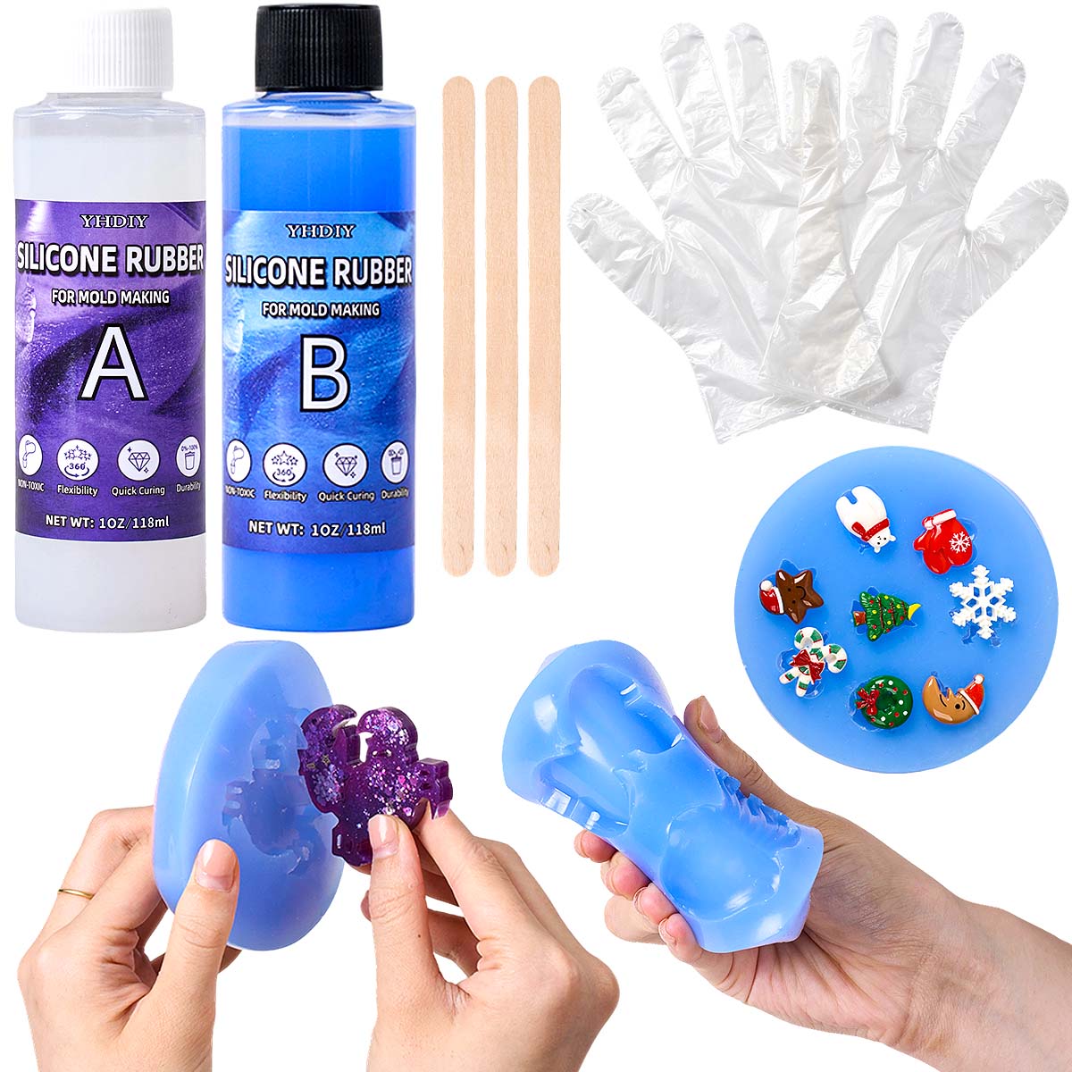 118ml/296ml Silikon Kalıp Yapı - Soap Making Diy Kit incelemesi ve fiyatı