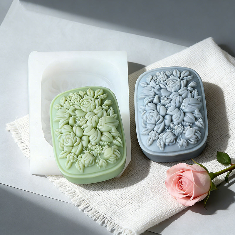 Kare Çiçek Silikon Sabun Kalıb - Soap Making Gifts incelemesi ve fiyatı