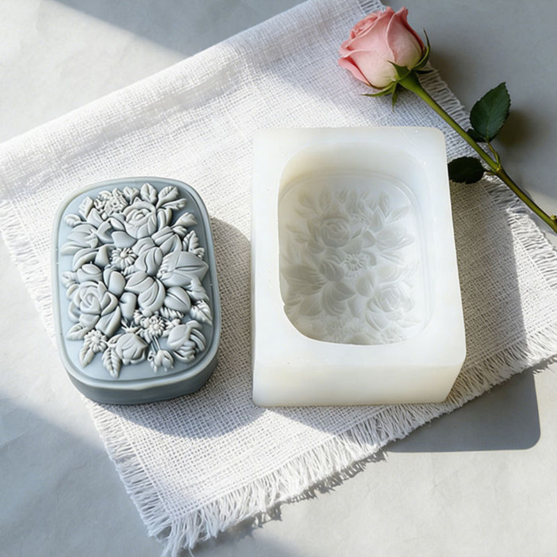 Kare Çiçek Silikon Sabun Kalıb - Soap Making Gifts incelemesi ve fiyatı