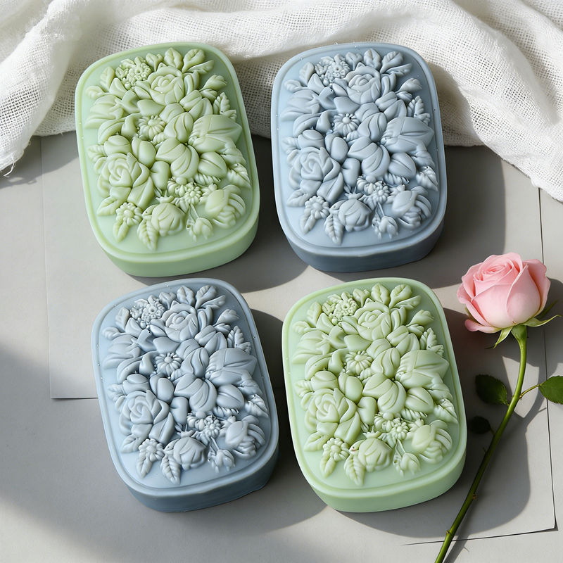 Kare Çiçek Silikon Sabun Kalıb - Soap Making Gifts incelemesi ve fiyatı
